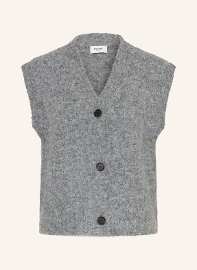 Joop! Jeans Pletená Vesta Kirra šedá
