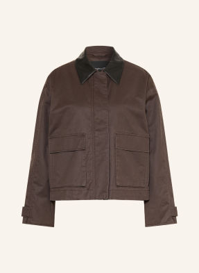 Opus Kastenjacke Hamina braun