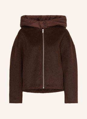 Opus Blouson Mit Abnehmbarer Kapuze braun
