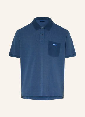 Hugo Piqué-Poloshirt Nemin blau