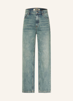Woodbird Džíny Wbleroy, Volný Střih S Zužujícími Se Nohavicemi washed mid blue