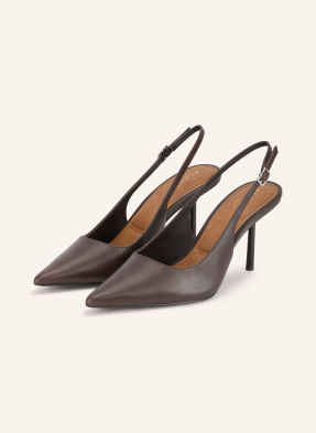 Aldo Slingpumps Seralina tmavě hnědá