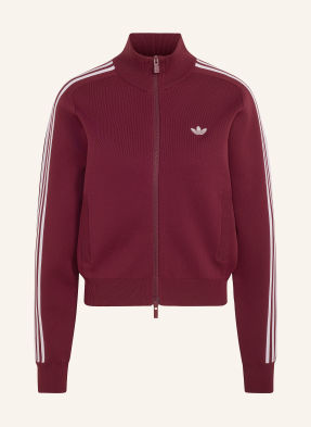 Adidas Originals Pletený Svetr Slim Knit tmavě červená / bílá