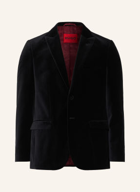 Hugo Sametové Sako Arti Extra Slim Fit černá
