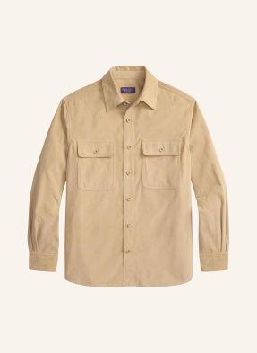 Ralph Lauren Purple Label Kordová Košile Comfort Fit béžová
