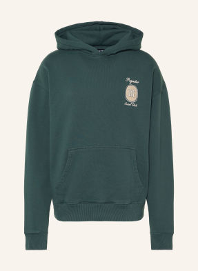 Pegador Oversized Mikina S Kapucí Casoli tmavě zelená / krémová