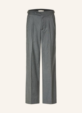 Reternity Oblekové Kalhoty Baggy Fit pinstipe grey