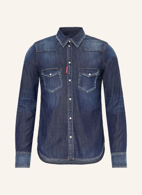 dsquared2 Jeansbluse blau
