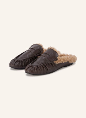 Toral Mules Piper tmavě hnědá / béžová