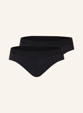 Calida Balení 2 Ks Kalhotek Micro Stretch černá