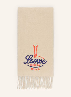 Loewe Schal Mit Alpaka beige