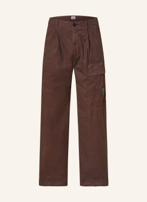 C.P. Company Cargo Kalhoty Regular Fit tmavě hnědá