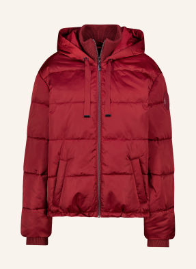 Monari Steppjacke Mit Schmucksteinen rot