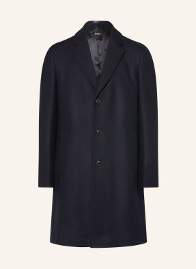 Boss Wollmantel Hyde blau
