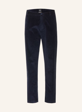 Boss Kordové Kalhoty Kane Extra Slim Fit tmavě modrá