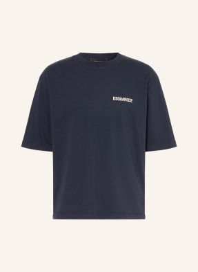 dsquared2 Tričko tmavě modrá / krémová / tmavě modrá