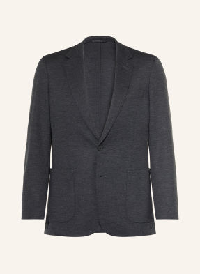 Boss Oblekové Sako Beckham Slim Fit Z Džerseju 030 medium grey