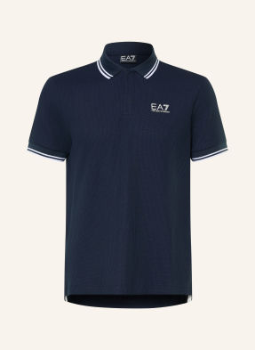 ea7 Emporio Armani Funkční Polokošile tmavě modrá / bílá