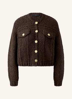 Oui Strickjacke braun