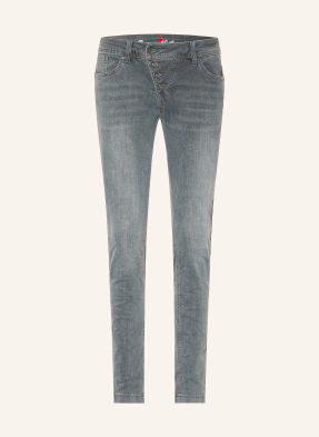 Buena Vista Skinny Džíny Malibu Cropped 8970 anthracite denim