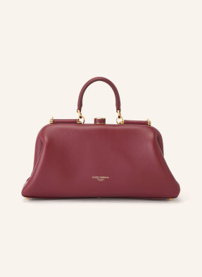 Dolce & Gabbana Kabelka Grandma Medium tmavě červená / zlatá