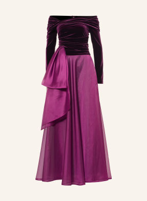 Talbot Runhof Večerní Šaty 870 aubergine