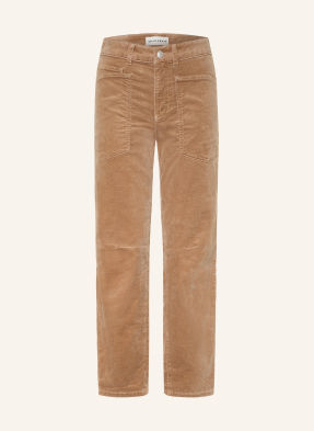 Opus Pants Kordové Kalhoty Melly Breeze světle hnědá
