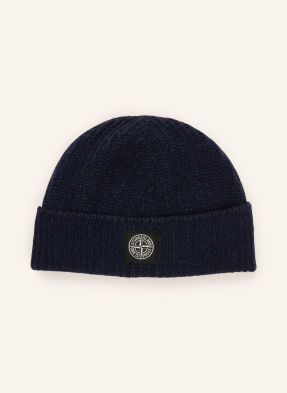 Stone Island Mütze Mit Cashmere blau