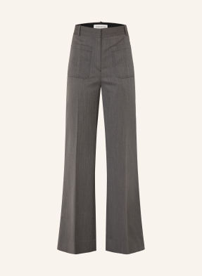 Victoria Beckham Široké Džíny Alina 9985 fossil grey
