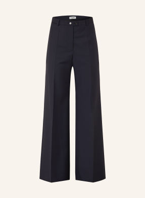 Jil Sander Marlene Kalhoty tmavě modrá