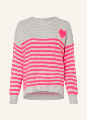 Miss Goodlife Pullover Mit Alpaka grau