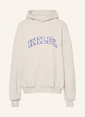 Karo Kauer Oversized Mikina S Kapucí světle šedá