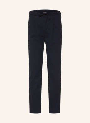 Aurélien Kalhoty Z Teplákoviny, Střih Extra Slim Fit tmavě modrá