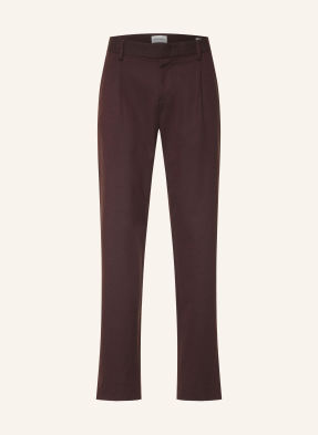 Roy Robson Oblekové Kalhoty, Střih Slim Fit a601 dark red