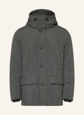 Woolrich Péřová Parka Cloud tmavě šedá