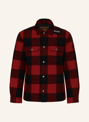 Woolrich Svrchní Košile červená / černá