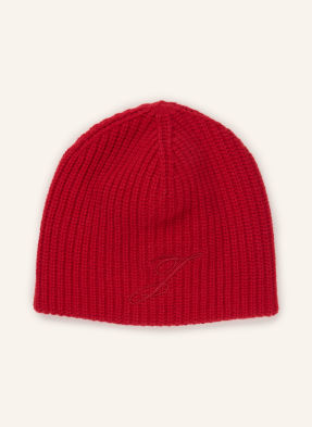 Jacquemus Čepice Le Bonnet Espiral Z Merino Vlny červená