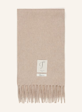 Jacquemus Šála L'echarpe Cavallo béžová