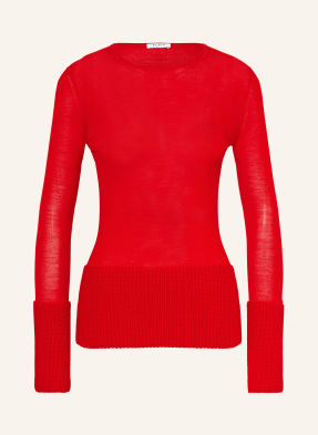 Alaïa Tričko S Dlouhým Rukávem červená