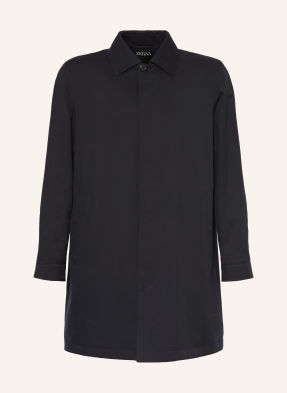 Zegna Kabát tmavě modrá