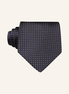 Zegna Kravata tmavě modrá / krémová / černá