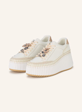 Chloé Sneakersy Nama 120 lovely white