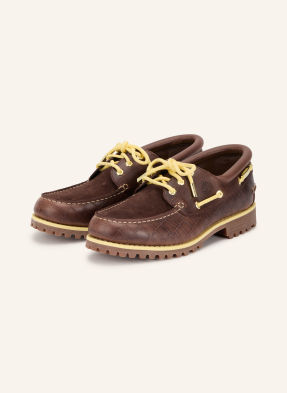 Timberland Lodní Mokasíny tmavě hnědá / žlutá