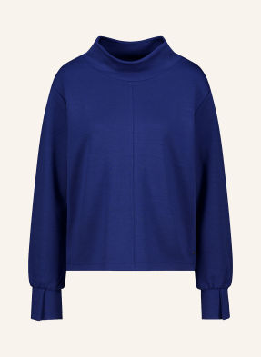 Monari Sweatshirt Mit Schmucksteinen blau