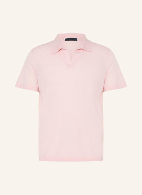 Boss Pletená Polokošile Niro Regular Fit světle růžová