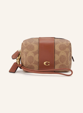 Coach Kosmetická Taška Essential Mini hnědá / zlatá / světle hnědá