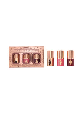 Charlotte Tilbury Unreal Blush + Glow Mini Trio Make-up Set