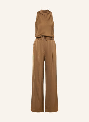 Reiss Jumpsuit Erica Aus Satin gruen