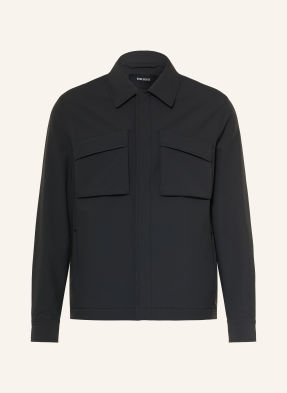 Reiss Overshirt Divide tmavě modrá
