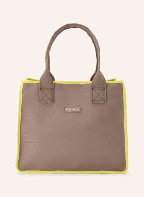Vivi Mari Shopper S Pouzdrem černošedá / neonově žlutá